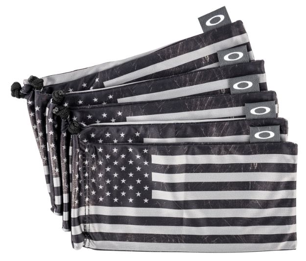 Picture of Oakley Microbag Draw String Style With Subdued Flag Finish For Eyeglasses 5 Per Pack 