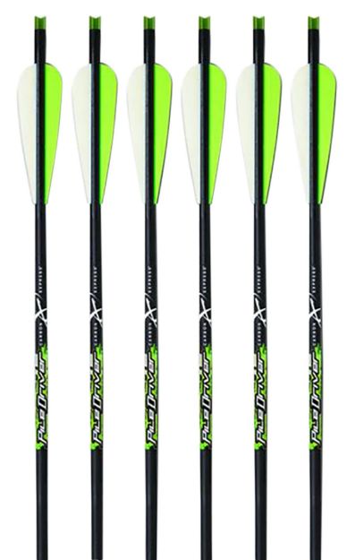 Picture of Carbon Express Piledriver Crossbolt Green 20" Carbon Fiber 6 Pack 