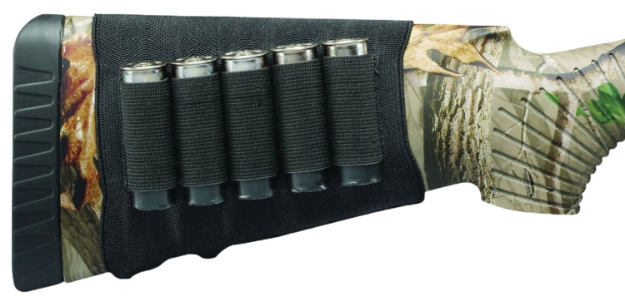 Picture of Hunters Specialties Buttstock Shell Holder Shotgun 5 Rounds Black Elastic 