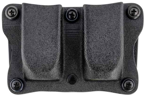 Picture of Desantis Gunhide Quantico Double Mag Pouch Owb Black Kydex, Belt Clip Fits Belts Up To 1.50" Wide, Compatible W/Sig P365, Ambidextrous 