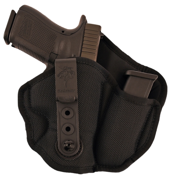 Picture of Desantis Gunhide Inner Piece 2.0 Aiwb Black Ballistic Nylon Belt Clip Compatible W/Glock 42/Colt Officer/Kel-Tec P-11 Right Hand 