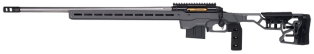 Picture of Savage Arms 110 Elite Precision 308 Win 10+1 26" Matte Stainless, Matte Black Rec, Gray Cerakote Adjustable Mdt Acc Aluminum Chassis Stock, Left Hand (Mb Not Included) 