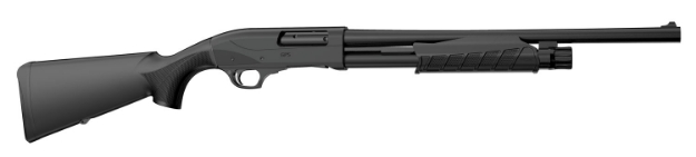 Picture of Retay Usa Gps Tactical Inertia Plus 12 Gauge With 18.50" Deep Bore Drilled Barrel, 3" Chamber, 5+1 Capacity, Matte Black Metal Finish & Black Synthetic Stock Right Hand (Full Size) 