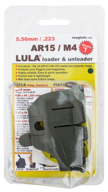 Picture of Maglula Lula Loader & Unloader Made Of Plastic With Dark Green Finish For 5.56X45mm Nato Ar-15/M4 Magazines 