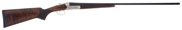 Picture of Tristar Bristol Sxs 12 Gauge 28" 2Rd 3" Silver Engraved With 24K Gold Inlay Rec Oiled Turkish Walnut Stock Right Hand (Full Size) Includes 5 Mobilchoke 