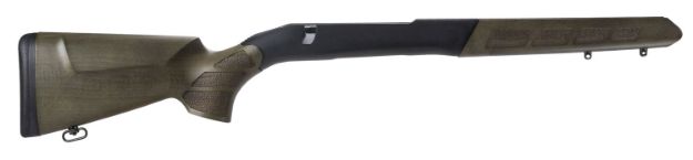 Picture of Woox Wild Man Precision Stock Dark Forest Green Wood Aluminum Chassis Fits Remington 700 Bdl Short Action 30.50" Oal Right Hand 