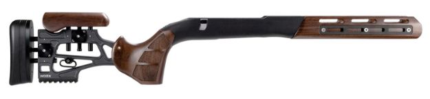 Picture of Woox Furiosa Chassis Walnut Aluminum Aluminum Chassis W/Adjustable Cheek Fits Remington 700 Bdl Short Action 31" Oal Right Hand 