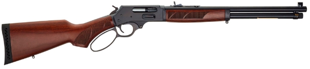 Picture of Henry Side Gate 45-70 Gov 4+1 18.43" Blued 18.43" Round Barrel Blued Steel American Walnut Right Hand 