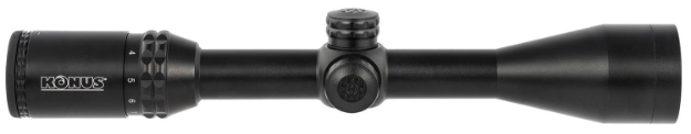 Picture of Konus Konuspro 275 Matte Black 3-10X 44Mm 1" Tube Dual Illuminated Blue/Red Engraved 275 Ballistic Dot Reticle 