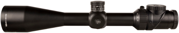 Picture of Trijicon Accupoint Satin Black 4-24X50mm 30Mm Tube Illuminated Green Triangle Post Reticle 