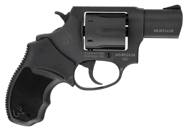 Picture of Taurus 856 *Ca Compliant 38 Special 6 Shot 2" Barrel, Overall Matte Black Metal Finish, Finger Grooved Black Rubber Grip 