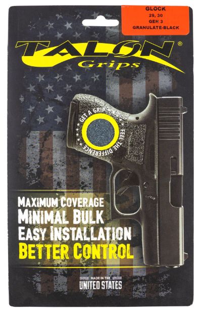 Picture of Talon Grips Adhesive Grip Textured Black Granulate For Glock 29,30 Gen3 