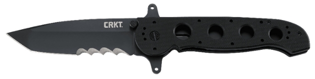 Picture of Crkt M16-14Sfg M16 14Sfg 3.99" Folding Tanto Veff Serrated Black Teflon Coated 4116 Stainless Steel Blade/ Black G10 Handle Includes Pocket Clip 