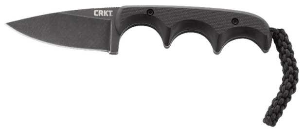 Picture of Crkt Minimalist 2.16" Fixed Drop Point Plain Black Stonewashed 5Cr15mov Ss Blade/Black G10 Handle Includes Lanyard/Sheath 