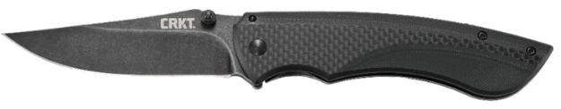 Picture of Crkt Burnout 3.66" Folding Clip Point Plain Black Stonewashed 8Cr13mov Ss Blade/Black G10 Handle Includes Pocket Clip 