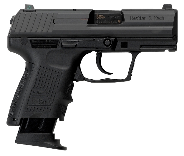 Picture of Hk P2000sk Subcompact V3 Sa/Da 40 S&W 3.26" 9+1 (2) Black Steel Slide Black Interchangeable Backstrap Grip 