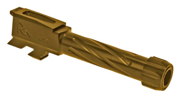 Picture of Rival Arms Precision V1 Drop-In Barrel 9Mm Luger 3.41" Gold Pvd Finish 416R Stainless Steel Material With Threading For Glock 43 