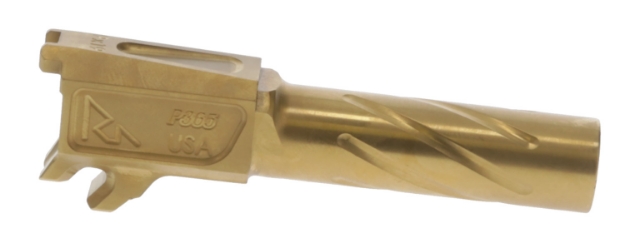 Picture of Rival Arms Precision Drop-In Barrel 9Mm Luger 3.10" Gold Pvd Finish 4340H Steel Material For Sig P365 