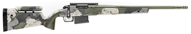 Picture of Springfield Armory 2020 Waypoint 6Mm Creedmoor 5+1 20" Evergreen Camo Hybrid Profile W/Adjustable Cheek Comb Stock Mil-Spec Green Cerakote Right Hand 