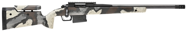 Picture of Springfield Armory 2020 Waypoint 6Mm Creedmoor 5+1 20" Cf Ridgeline Camo Hybrid Profile W/Adj Cheek Comb & M-Lok Stock Desert Verde Cerakote Right Hand 