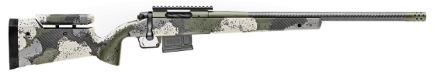 Picture of Springfield Armory 2020 Waypoint 6.5 Creedmoor 5+1 22" Cf Evergreen Camo Hybrid Profile W/Adj Cheek Comb & M-Lok Stock Mil-Spec Green Cerakote Right Hand 