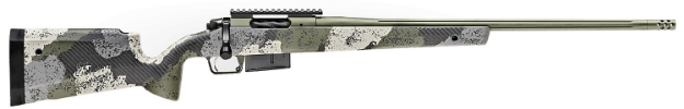 Picture of Springfield Armory Model 2020 Waypoint 6.5 Prc 3+1 Cap 24" Mil-Spec Green Cerakote Rec/Barrel Evergreen Camo Carbon Fiber Hybrid Profile With M-Lok Stock Right Hand (Full Size) 