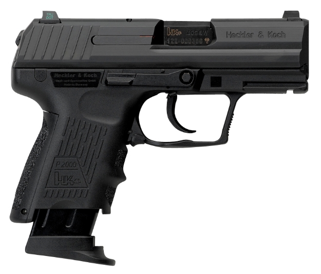 Picture of Hk P2000sk Subcompact V2 Lem 40 S&W 3.26" 9+1 (2) Black Polymer Frame Black Steel Slide Black Interchangeable Backstrap Grip 