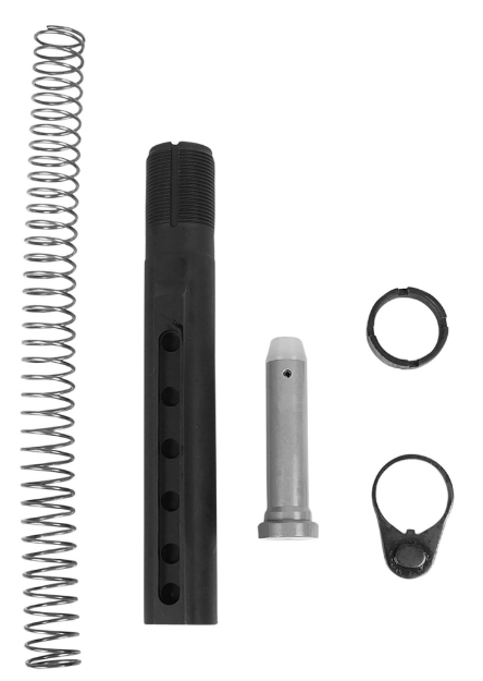 Picture of Lbe Unlimited Commercial Buffer Tube Kit 6 Position Ar-15 Black 