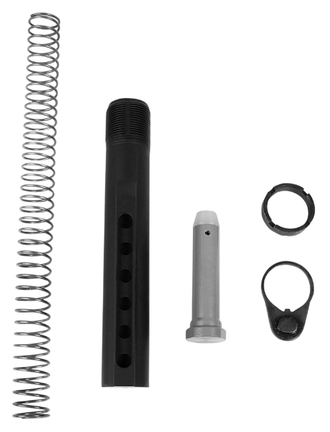 Picture of Lbe Unlimited Mil-Spec Buffer Tube Kit 6 Position Ar-15 Black 