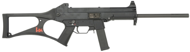 Picture of Hk Usc 45 Acp 16" 10+1 Black Polymer, Skeleton Black Stock 