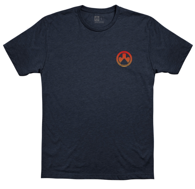 Picture of Magpul Sun's Out Navy Cotton/Polyester Short Sleeve Small 