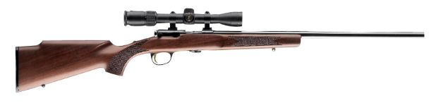 Picture of Browning T-Bolt Target/Varmint 17 Hmr 10+1 16.50" Bull Barrel, Removeable Muzzle Brake, Blued Steel Receiver, Satin Black Walnut Stock With Monte Carlo Comb, Optics Ready, Scope Not Included