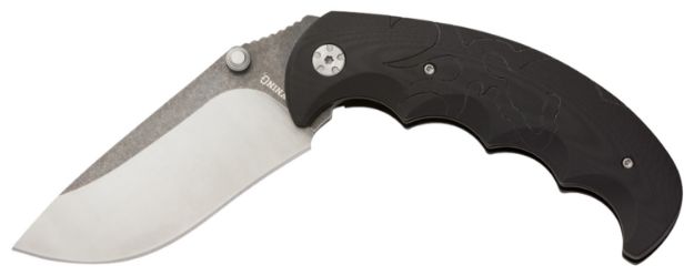 Picture of Browning Primal Small 3" Folding Drop Point Part Serrated 8Cr13mov Ss Blade/Black Polymer W/Rubber Overmold Handle Includes Pocket Clip 