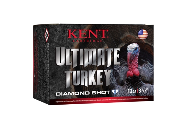 Picture of Kent Cartridge Ultimate Turkey 12 Gauge 3.50" 2 1/4 Oz 1200 Fps Diamond 5 Shot 10 Bx/10 Cs 