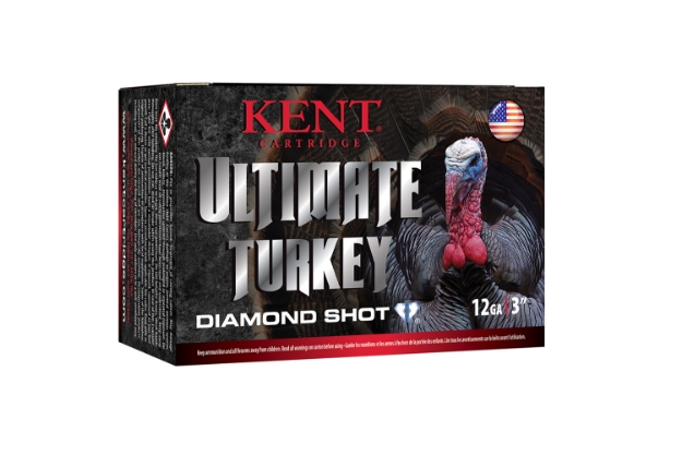 Picture of Kent Cartridge Ultimate Turkey 12 Gauge 3" 2 Oz 1175 Fps Diamond 5 Shot 10 Bx/10 Cs 