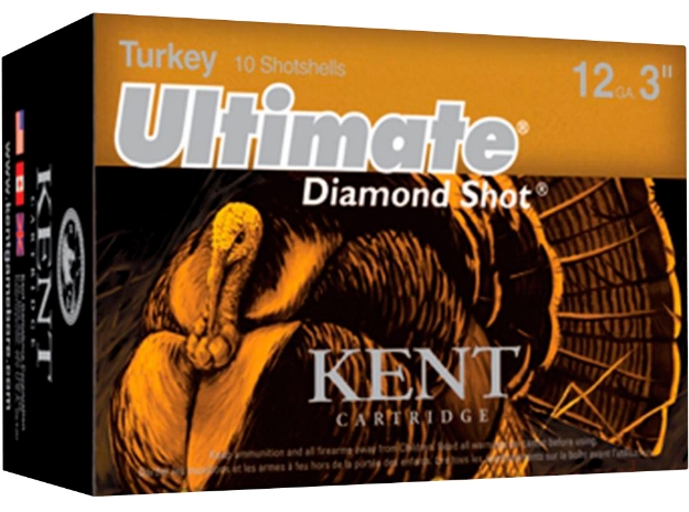 Picture of Kent Cartridge Ultimate Turkey 12 Gauge 3" 1 3/4 Oz 1310 Fps Diamond 4 Shot 10 Bx/10 Cs 