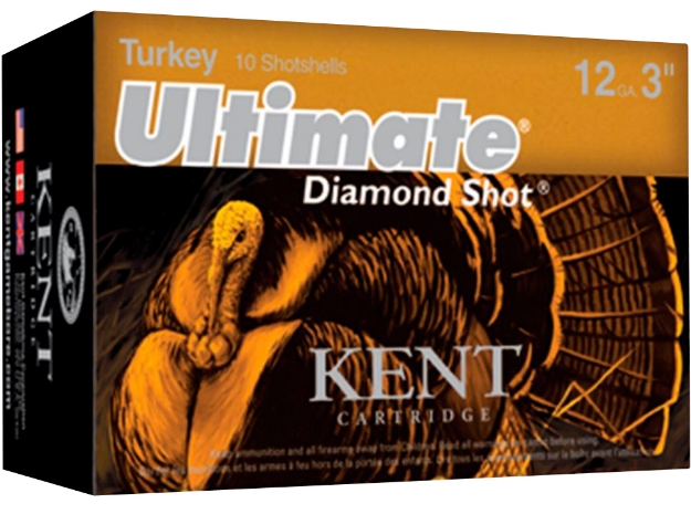 Picture of Kent Cartridge Ultimate Turkey 12 Gauge 3" 1 3/4 Oz 1310 Fps Diamond 5 Shot 10 Bx/10 Cs 