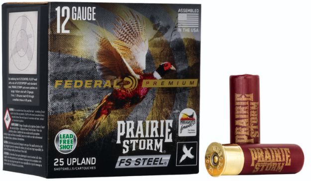 Picture of Federal Premium Prairie Storm Fs 12 Gauge 3" 1 1/8 Oz 3 Shot 25 Per Box/10 Cs 