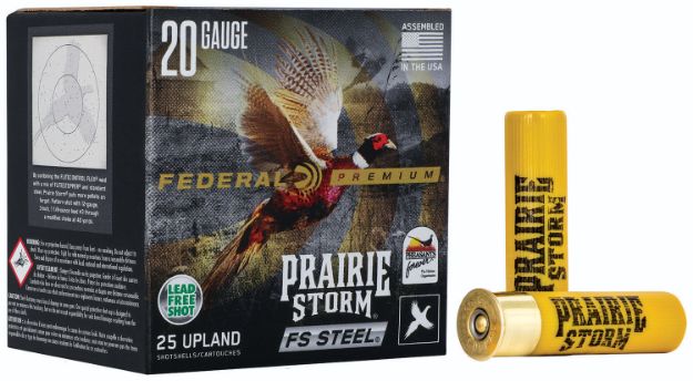 Picture of Federal Premium Prairie Storm Fs 20 Gauge 3" 7/8 Oz 1500 Fps 3 Shot 25 Bx/10 Cs 