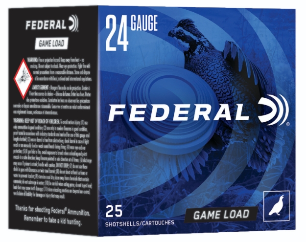 Picture of Federal Game-Shok Heavy Field 24 Gauge 2.50" 11/16 Oz 8 Shot 25 Per Box/10 Cs 