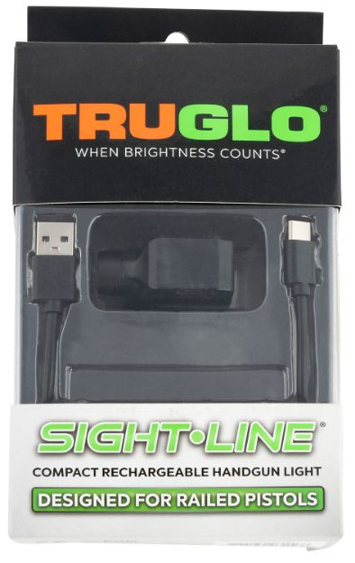 Picture of Truglo Tg-7620Lw Sight-Line Handgun 5Mw Output Cree Led Light White Laser Picatinny/Weaver/Glock Rails Mount Matte Black 