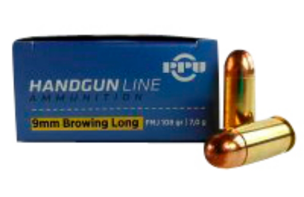 Picture of Ppu Handgun Defense 9Mm Browning Long 108 Gr Full Metal Jacket (Fmj) 50 Per Box/ 20 Cs 