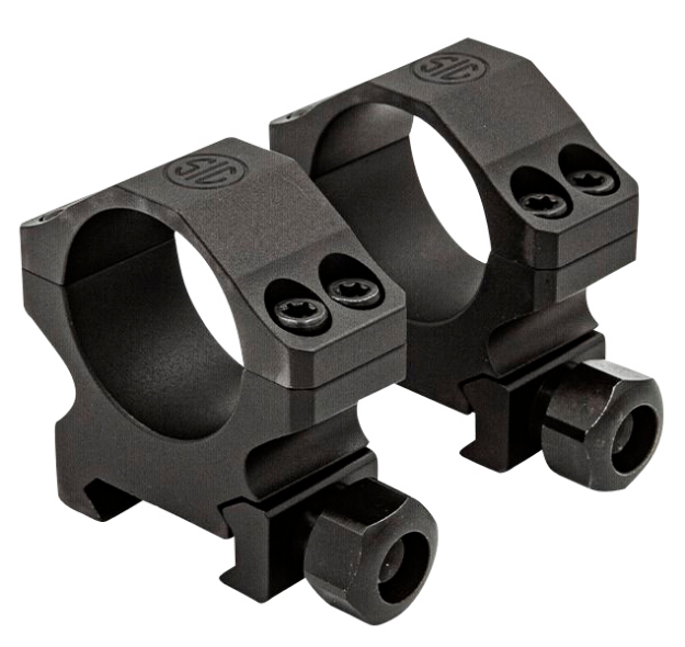 Picture of Sig Sauer Electro-Optics Alpha1 Hunting Scope Ring Set For Rifle Weaver Medium 35Mm Tube 0 Moa Black Powder Coated Aluminum 