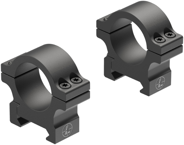 Picture of Leupold Open Range Scope Ring Set Cross-Slot Low 1" Tube Matte Black Aluminum 