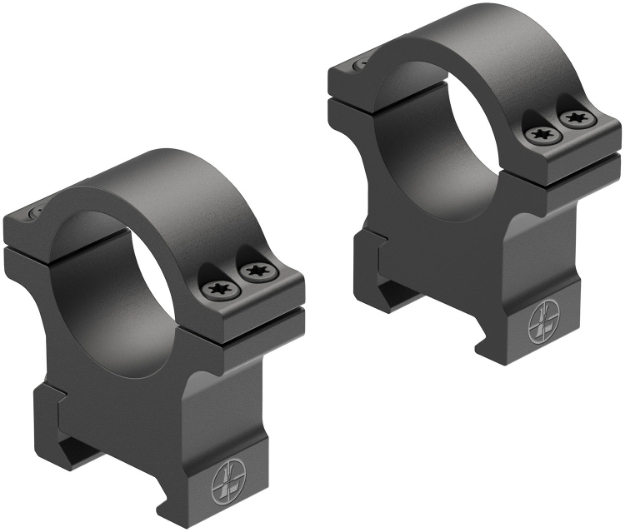 Picture of Leupold Open Range Scope Ring Set Cross-Slot High 1" Tube Matte Black Aluminum 