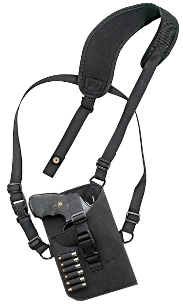 Picture of Grovtec Us Inc Trail Pack Shoulder Black Nylon Harness Fits Med/Lg Da Revolver Fits 3-4" Barrel Right Hand 