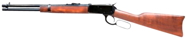 Picture of Rossi R92 45 Colt (Lc) Caliber With 8+1 Capacity, 16.50" Round Barrel, Triple Black Cerakote Metal Finish & Brazilian Hardwood Stock Right Hand (Full Size) 