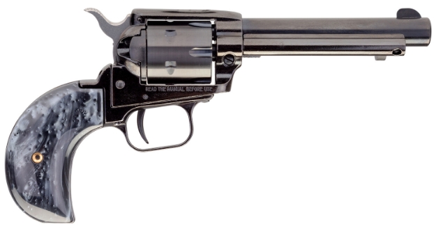 Picture of Heritage Mfg Rough Rider 22 Lr 22 Wmr 6 Shot 4.75" Black Barrel & Cylinder Black Frame, Altamont Black Pearl Grips 