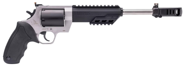 Picture of Taurus Raging Hunter 460 S&W Mag 5Rd 10.50" Matte Black Oxide Barrel & Cylinder Matte Stainless Steel Frame Black Rubber With Integrated Cushion Insert Grip 