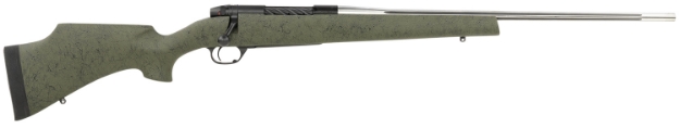 Picture of Weatherby Mark V Camilla Ultra Lightweight 6.5 Creedmoor 3+1 22" Barrel, Graphite Black Cerakote Finish, Black Webbed Green Monte Carlo Stock (Compact) 